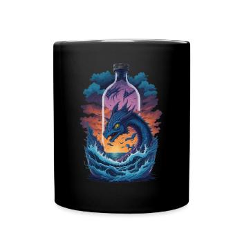 Dragon - Mug uni - noir - Devant