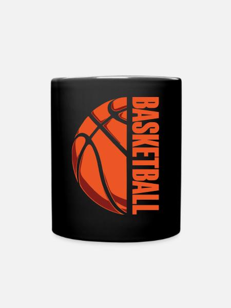 Basketball Basketballer - Tasse einfarbig - Schwarz