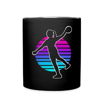 Handballeur Handballeur Femmes - Mug uni - noir - Devant
