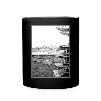 Japon - Mug uni - noir - Devant