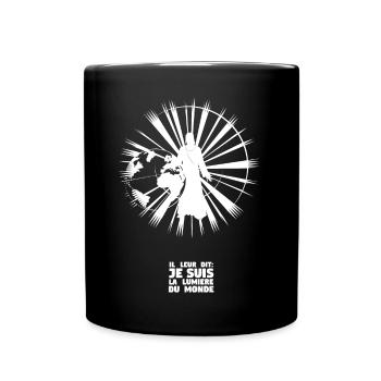 La lumière du monde - Français - Mug uni - noir - Devant