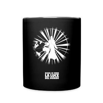 Licht der Welt - Italienisch - Tasse einfarbig - Schwarz - Vorne