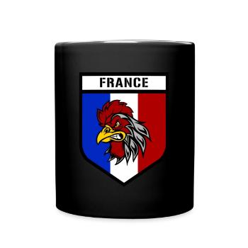 COQ FRANÇAIS - Mug uni - noir - Devant