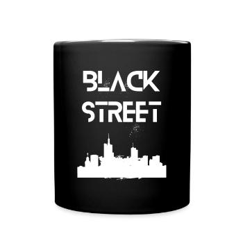 black street - Mug uni - noir - Devant