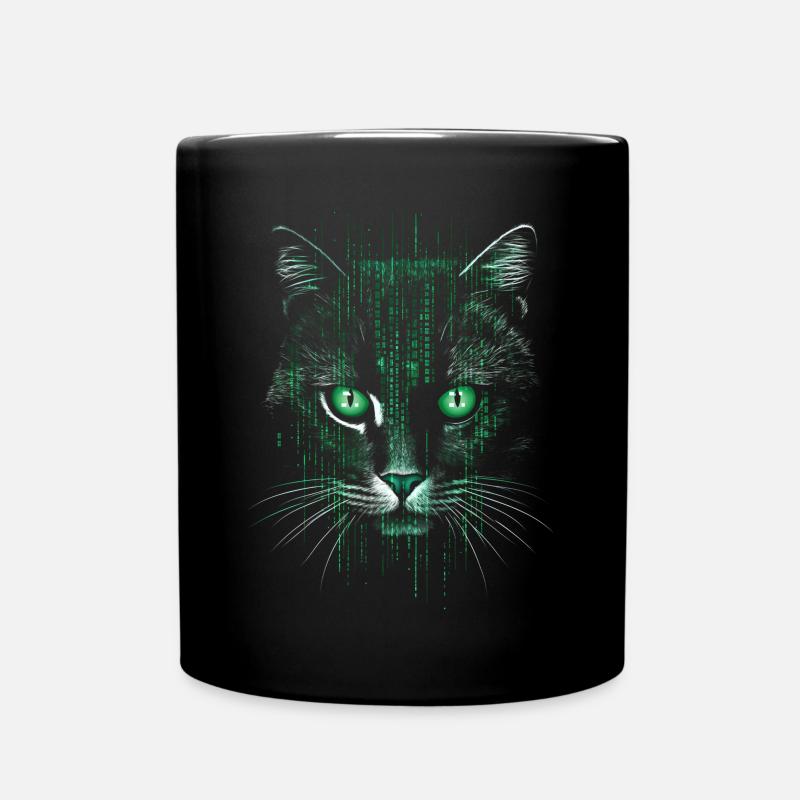 Chat - Mug uni - noir