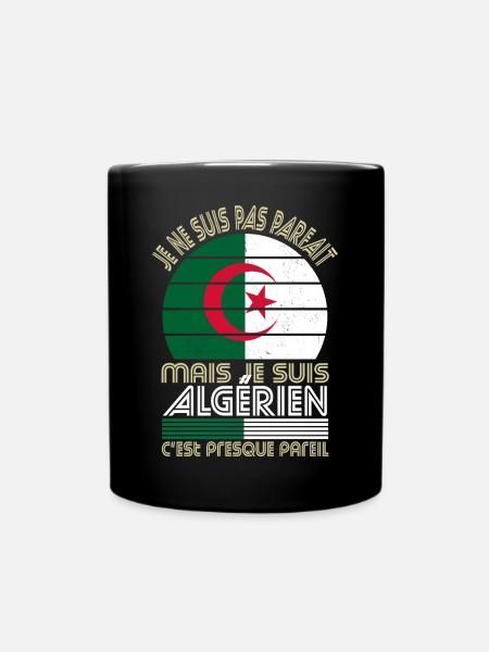 Je ne suis pas parfait mais je suis Algérien - Mug uni - noir