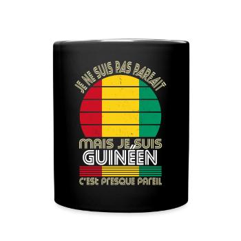 Je ne suis pas parfait mais je suis Guinéen - Mug uni - noir - Devant