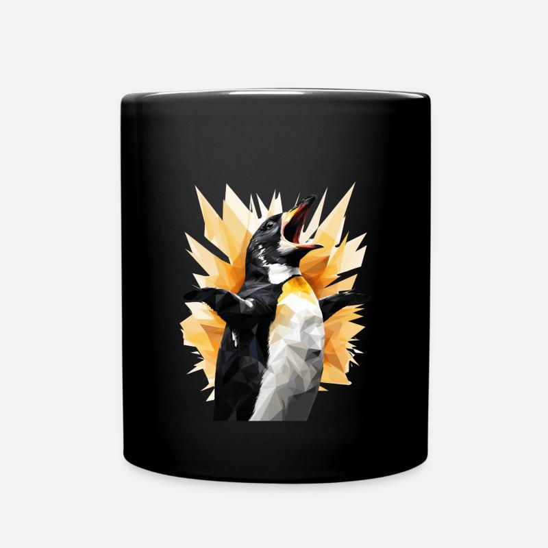 Pingouin hurlant/Pingouin hurlant - Mug uni - noir