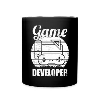 Games Developer - Full Colour Mug - black - Front