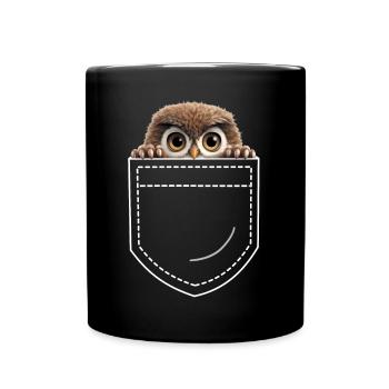 Hiboux hiboux - Mug uni - noir - Devant