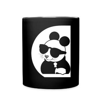 Funny Fancy Rats with Sunglasses Pet Rat - Full Colour Mug - black - Front
