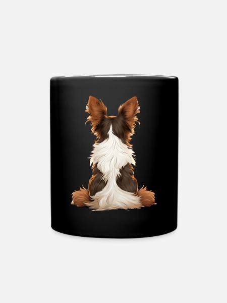 Papillon - Tasse einfarbig - Schwarz