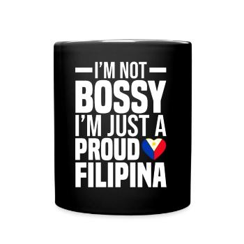 Philippinisch | Philippinen Filipino Meer Geschenk - Tasse einfarbig - Schwarz - Vorne