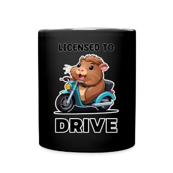 Driver's license passed - Full Colour Mug - black - Front