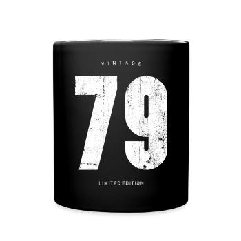 T-shirt vintage 79 en édition limitée - Mug uni - noir - Devant