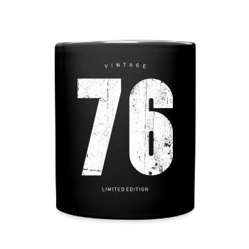 Vintage 76 Limitierte Auflage - Tasse einfarbig - Schwarz - Vorne