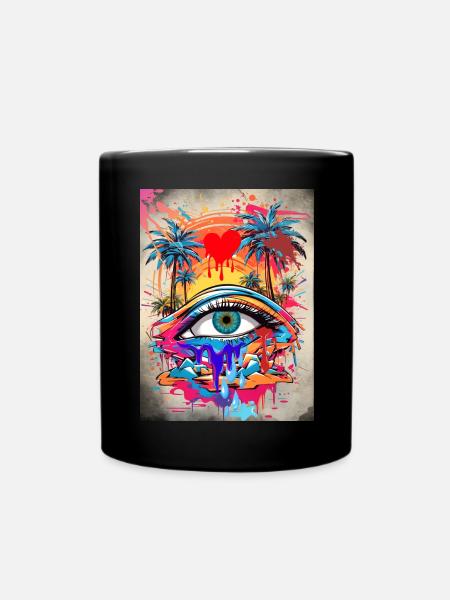La terre dégouline - Mug uni - noir