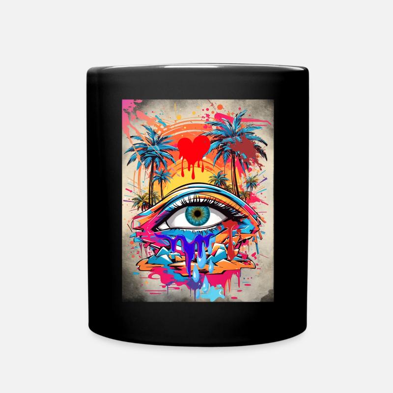 La terre dégouline - Mug uni - noir