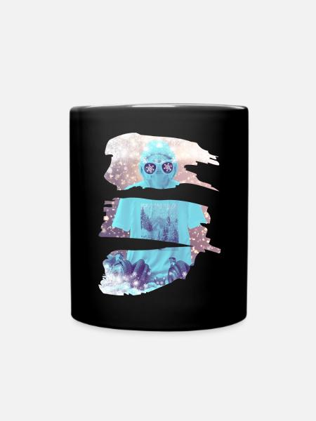 It's snowing - Full Colour Mug - black