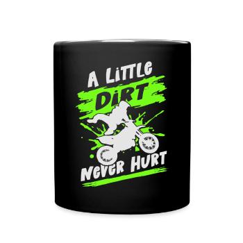 Motocross Dirt Bike Rider Moto Supercross MX - Mug uni - noir - Devant