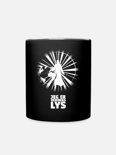 Light of the World - Norwegian - Full Colour Mug - black