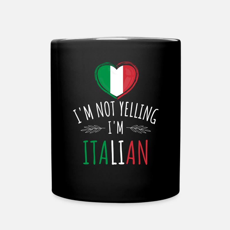 J’adore l’Italie - Mug uni - noir