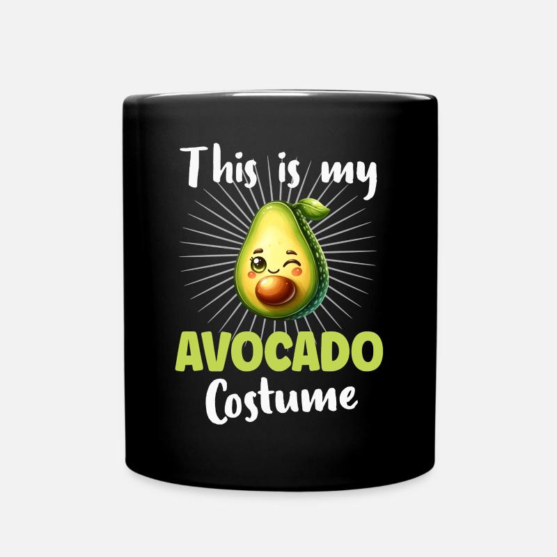 Avocado - Tasse einfarbig - Schwarz
