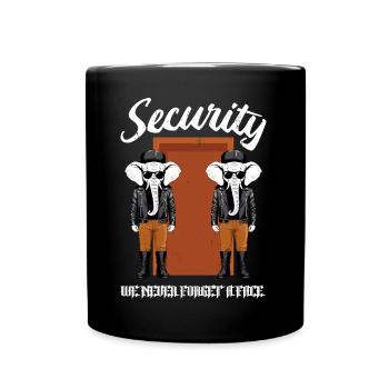 Security Elephants - Full Colour Mug - black - Front