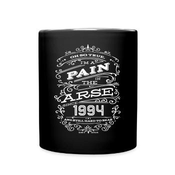Hillarious Funny Birthday Shirt 1994 White Edition - Full Colour Mug - black - Front