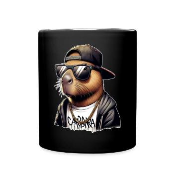 Capybara - Mug uni - noir - Devant