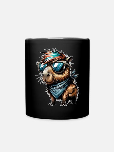 Capybara - Mug uni - noir