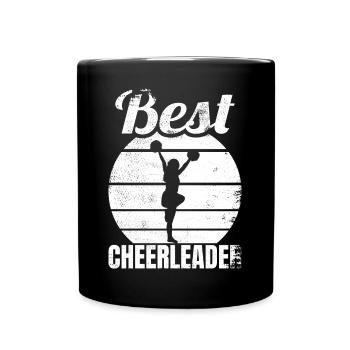 Best Female Cheerleader - Full Colour Mug - black - Front
