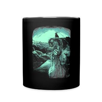 Preikestolen - Troll - Norwegen - Tasse einfarbig - Schwarz - Vorne