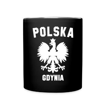 GDYNIA Polska Poland Polen - Full Colour Mug - black - Front