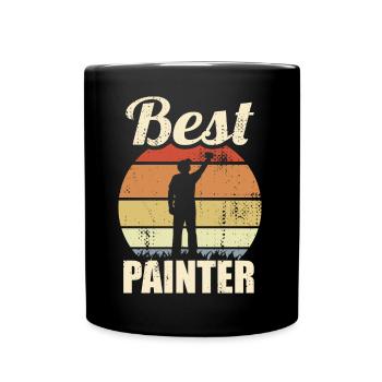 Best Painter - Full Colour Mug - black - Front