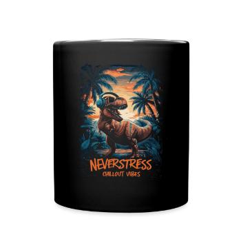 Chillout Vibes Design : décontracté et élégant - Mug uni - noir - Devant