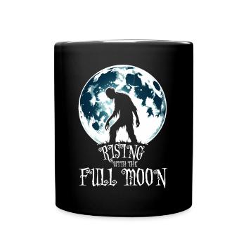 ZOMBIE SE LEVANT AVEC LA PLEINE LUNE - Mug uni - noir - Devant