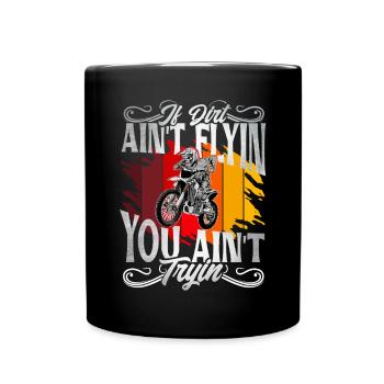 Motocross - Mug uni - noir - Devant