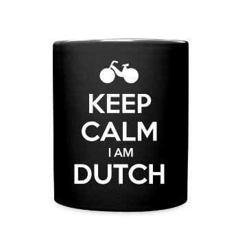 KEEP CALM I AM DUTCH Netherlands Niederlande - Mug uni - noir - Devant