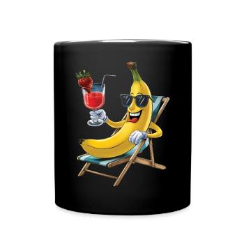 Banana - Tasse einfarbig - Schwarz - Vorne