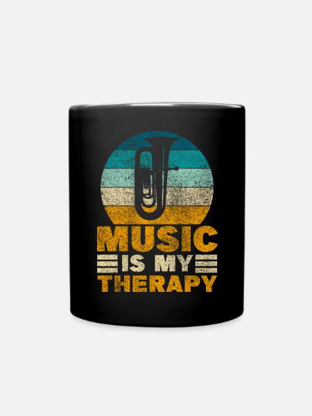 Tuba - Tasse einfarbig - Schwarz