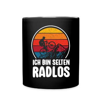Rare Wheelless Bicycle Mountain Bike Road Bike - Full Colour Mug - black - Front