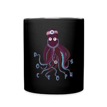 DOCTOPUS - Mug uni - noir - Devant
