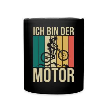 Bicycle Mountain Bike Road Bike E-Bike Cyclist - Full Colour Mug - black - Front