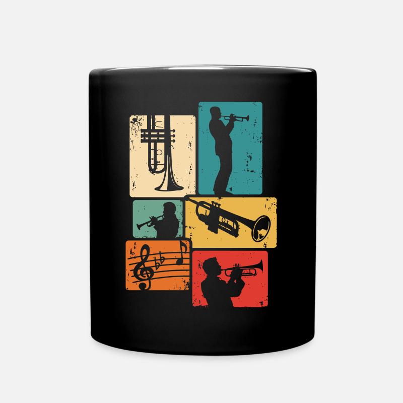 Trompete Musiker Orchester Trompeter - Tasse einfarbig - Schwarz