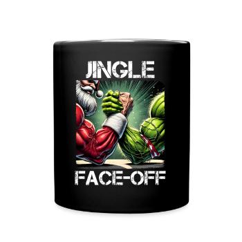 Musculation Gym Père Noël Noël Humour - Mug uni - noir - Devant