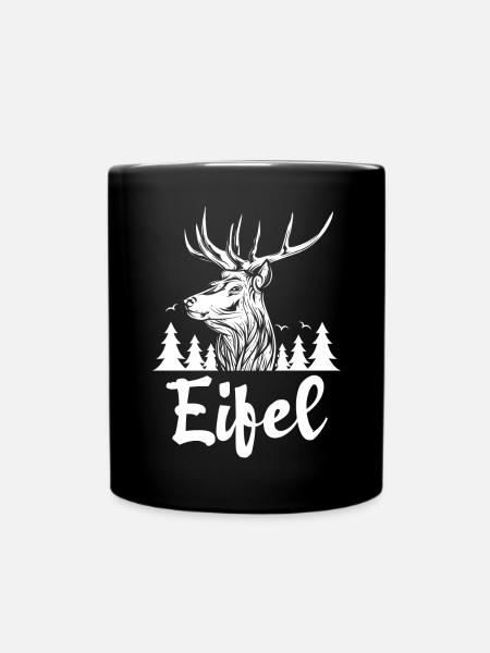 Eifel - Tasse einfarbig - Schwarz