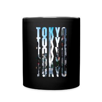 Horizon de Tokyo - Mug uni - noir - Devant