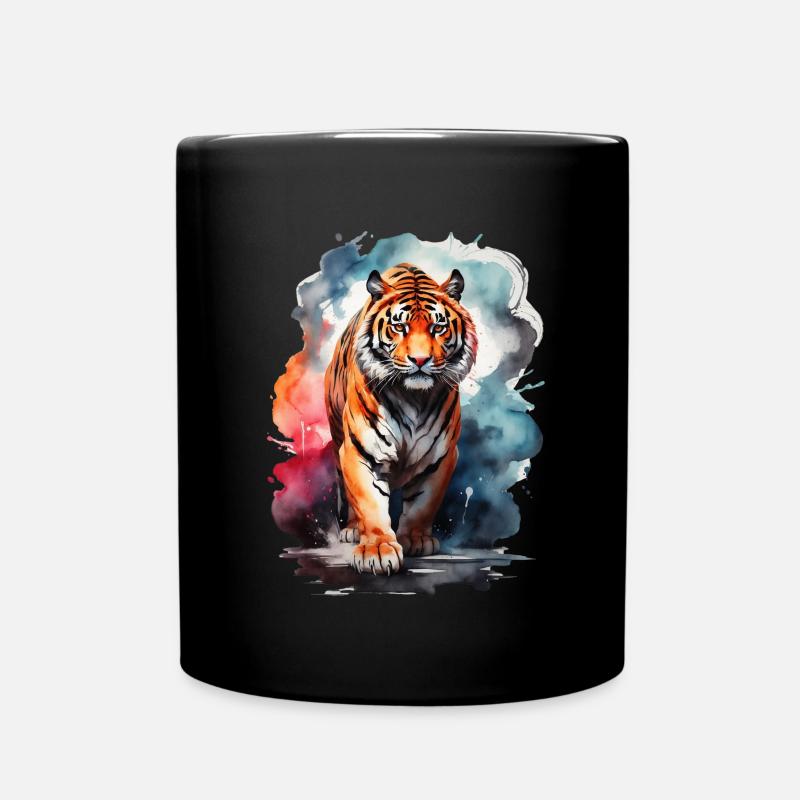 Tigergeist - Tasse einfarbig - Schwarz