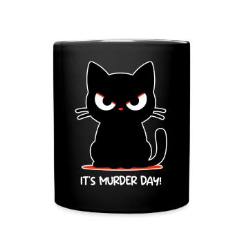 Murder Day (dark) - Full Colour Mug - black - Front